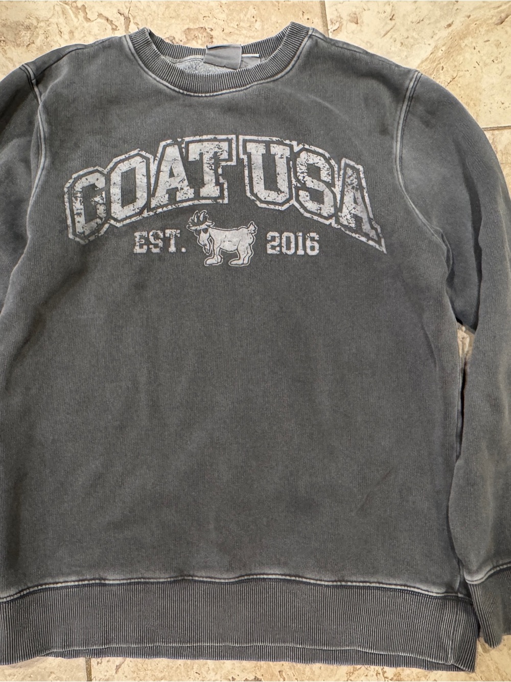 Goat USA Crewneck Sweatshirt men’s small